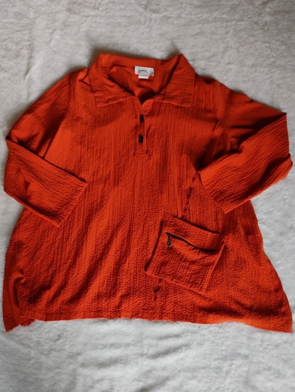 Gaucho Crepe Asymmetric Pocket Tunic